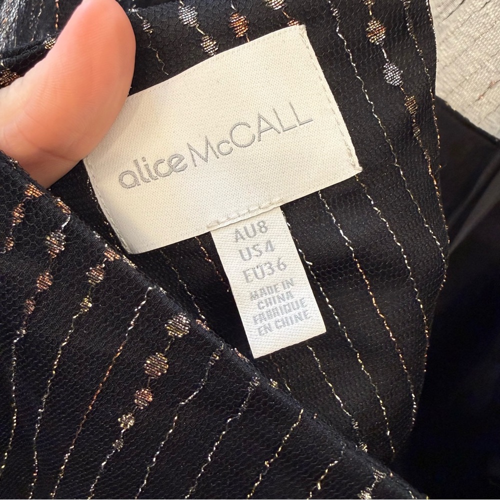 Alice McCall Chiffon Tulle Ruffled Blouse Size 4 - Picture 3 of 3